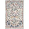imageLaura Ashley Turkish Mystic Chenille Accent Rug  Randy  Modern Home Dcor  Measures 265quotX45quot  Grey and NavyBlueIvoryOrange