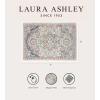 imageLaura Ashley Turkish Mystic Chenille Accent Rug  Randy  Modern Home Dcor  Measures 265quotX45quot  Grey and NavyBlueIvoryOrange