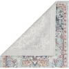 imageLaura Ashley Turkish Mystic Chenille Accent Rug  Randy  Modern Home Dcor  Measures 265quotX45quot  Grey and NavyBlueOrange