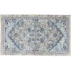 imageLaura Ashley Turkish Mystic Chenille Accent Rug  Randy  Modern Home Dcor  Measures 265quotX45quot  Grey and NavyGreyBlue