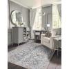 imageLaura Ashley Turkish Mystic Chenille Area Rug  Genevive  Modern Home Dcor  Measures 5X7  GreyGreyGold
