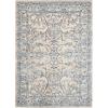 imageLaura Ashley Turkish Mystic Chenille Area Rug  Genevive  Modern Home Dcor  Measures 5X7  GreyIvory