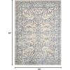 imageLaura Ashley Turkish Mystic Chenille Area Rug  Genevive  Modern Home Dcor  Measures 5X7  GreyIvory