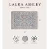 imageLaura Ashley Turkish Mystic Chenille Area Rug  Genevive  Modern Home Dcor  Measures 5X7  GreyNavy