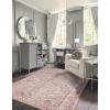 imageLaura Ashley Turkish Mystic Chenille Area Rug  Genevive  Modern Home Dcor  Measures 5X7  GreyRedCream