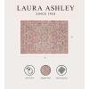 imageLaura Ashley Turkish Mystic Chenille Area Rug  Genevive  Modern Home Dcor  Measures 5X7  GreyRedCream