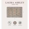 imageLaura Ashley Turkish Mystic Chenille Area Rug  Mason  Modern Home Dcor  Measures 5X7  Grey and BlueBlue Multi