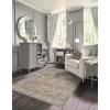 imageLaura Ashley Turkish Mystic Chenille Area Rug  Mason  Modern Home Dcor  Measures 5X7  Grey and BlueGrey Multi
