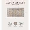 imageLaura Ashley Turkish Mystic Chenille Area Rug  Mason  Modern Home Dcor  Measures 5X7  Grey and BlueGrey Multi