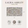imageLaura Ashley Turkish Mystic Chenille Area Rug  Reign  Modern Home Dcor  Measures 5X7  Grey and Gold39 x 23 Rectangular