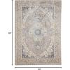 imageLaura Ashley Turkish Mystic Chenille Area Rug  Reign  Modern Home Dcor  Measures 5X7  Grey and Gold7 x 5 Rectangular