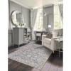 imageLaura Ashley Turkish Mystic Chenille Area Rug  Genevive  Modern Home Dcor  Measures 5X7  GreyGreyGold