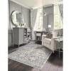 imageLaura Ashley Turkish Mystic Chenille Area Rug  Genevive  Modern Home Dcor  Measures 5X7  GreyGreyGrey