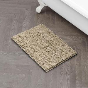 imageLaura Ashley  Astor Chenille Bath Mat  100 Polyester  Premium Bathroom Dcor  Machine Washable  TPR Backing  Measures 17 x 24  WisteriaLinen
