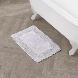 imageLaura Ashley Ruffle Cotton 17quot x 24quot Bath Rug AquaPurple