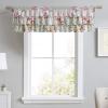 imageLaura Ashley  Valance Cotton Rod Pocket Top Window Treatment Chic Home Decor Elise 18quot x 50quotAilyn