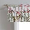 imageLaura Ashley  Valance Cotton Rod Pocket Top Window Treatment Chic Home Decor Elise 18quot x 50quotAilyn
