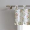 imageLaura Ashley  Valance Cotton Rod Pocket Top Window Treatment Chic Home Decor Elise 18quot x 50quotMadelynn