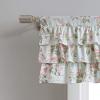 imageLaura Ashley  Valance Cotton Rod Pocket Top Window Treatment Chic Home Decor Elise 18quot x 50quotMadelynn