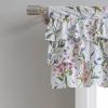 imageLaura Ashley  Valance Cotton Rod Pocket Top Window Treatment Chic Home Decor Elise 18quot x 50quotMeadow Breeze
