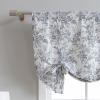 imageLaura Ashley  Valance Cotton Rod Pocket Top Window Treatment Chic Home Decor Elise 18quot x 50quotShadow Grey