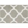 imageLaura Ashley Accent Rug Arietta 27quotx45quot LinenWhiteGrey White