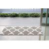 imageLaura Ashley Accent Rug Arietta 27quotx45quot LinenWhiteGrey White