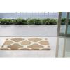 imageLaura Ashley Accent Rug Arietta 27quotx45quot LinenWhiteLinenWhite