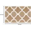 imageLaura Ashley Accent Rug Arietta 27quotx45quot LinenWhiteLinenWhite