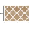 imageLaura Ashley Accent Rug Arietta 27quotx45quot LinenWhiteLinenWhite