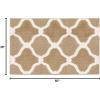 imageLaura Ashley Accent Rug Arietta 27quotx45quot LinenWhiteLinenWhite