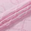 imageLaura Ashley Drizzle Sheer Curtains with Rod Pocket Each Panel Measures 38quot W x 84quot L White 2 PanelsPink