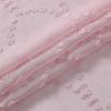 imageLaura Ashley Drizzle Sheer Curtains with Rod Pocket Each Panel Measures 38quot W x 84quot L White 2 PanelsPink