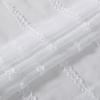 imageLaura Ashley Drizzle Sheer Curtains with Rod Pocket Each Panel Measures 38quot W x 84quot L White 2 PanelsWhite
