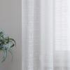 imageLaura Ashley White Sheer Curtains with Rod Pocket Each Panel Measures 38quot W x 84quot L Lehman 4 PanelsLehman