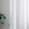 imageLaura Ashley White Sheer Curtains with Rod Pocket Each Panel Measures 38quot W x 84quot L Lehman 4 PanelsPiermont