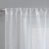 imageLaura Ashley White Sheer Curtains with Rod Pocket Each Panel Measures 38quot W x 84quot L Lehman 4 PanelsRichmond