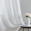 imageLaura Ashley White Sheer Curtains with Rod Pocket Each Panel Measures 38quot W x 84quot L Lehman 4 PanelsRichmond