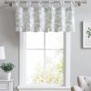 imageLaura Ashley  Valance Cotton Rod Pocket Top Window Treatment Chic Home Decor Elise 18quot x 50quotNatalie