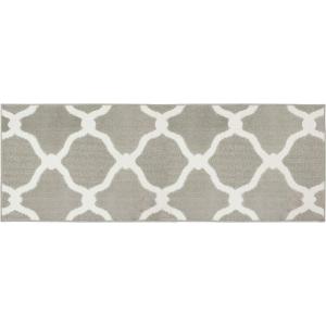 imageLaura Ashley Accent Rug Arietta 27quotx45quot LinenWhiteGrey White