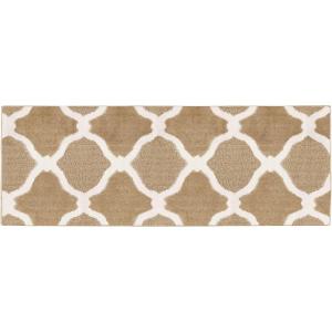 imageLaura Ashley Accent Rug Arietta 27quotx45quot LinenWhiteLinenWhite
