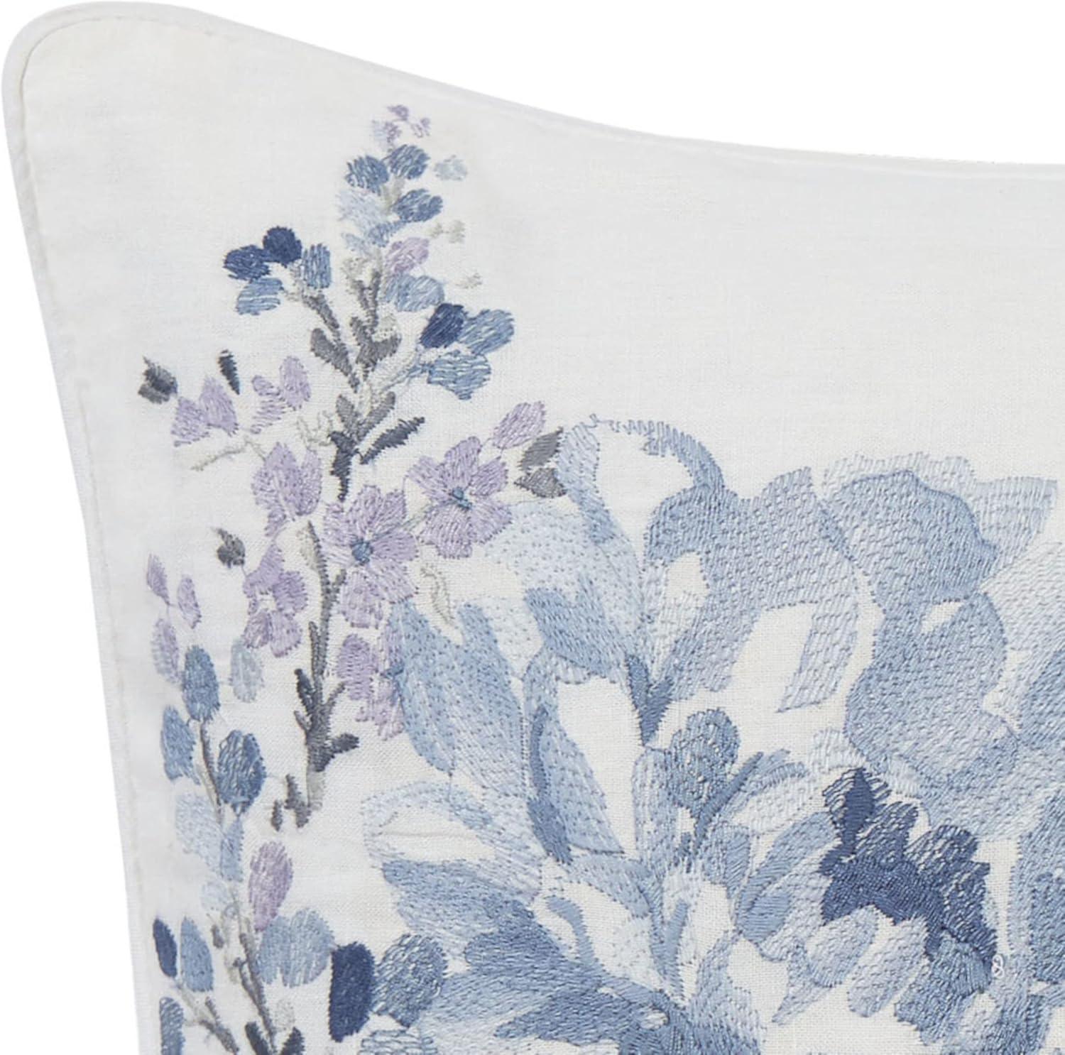 imageLaura Ashley Throw Pillow Home Decor with Envelope Closure 1 Count Pack of 1 Cottage Blue1 Count Pack of 1