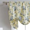 imageLaura Ashley  Cotton Pole Top Valance Stylish ampamp Lightweight Window Treatment for Home Decor Cassidy Yellow 50quot x 25quot