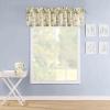 imageLaura Ashley  Cotton Pole Top Valance Stylish ampamp Lightweight Window Treatment for Home Decor Cassidy Yellow 86quot x 15quot