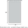 imageLaura Ashley  Cotton Pole Top Valance Stylish ampamp Lightweight Window Treatment for Home Decor Cassidy Yellow 86quot x 15quot
