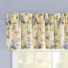 imageLaura Ashley  Cotton Pole Top Valance Stylish ampamp Lightweight Window Treatment for Home Decor Cassidy Yellow 86quot x 15quot
