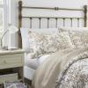 imageLaura Ashley  Queen Quilt Set Reversible Cotton Bedding with Matching Shams Lightweight Home Decor for All Seasons Bedford GreenOffWhite QueenBedford BrownWhite