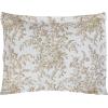 imageLaura Ashley  Queen Quilt Set Reversible Cotton Bedding with Matching Shams Lightweight Home Decor for All Seasons Bedford GreenOffWhite QueenBedford BrownWhite