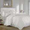 imageLaura Ashley Annabella Collection Perfect Decorative Throw Pillow Premium Designer Quality Decorative Pillow for Bedroom Living Room and Home Dcor 16quot X 16quot WhiteWhite