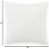 imageLaura Ashley Annabella Collection Perfect Decorative Throw Pillow Premium Designer Quality Decorative Pillow for Bedroom Living Room and Home Dcor 16quot X 16quot WhiteWhite